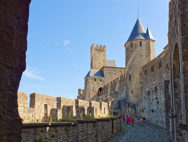Carcassonne, le château Comtal (Occitanie, Aude)