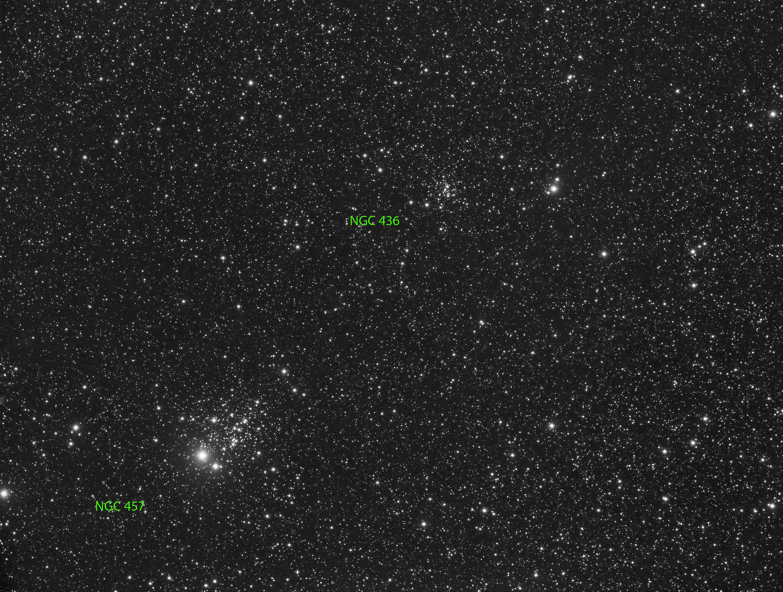 013 - NGC 457 - Luminance