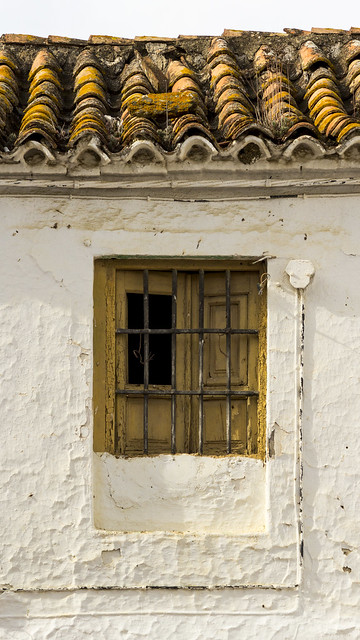 Spain - Malaga - Old window in Arenas