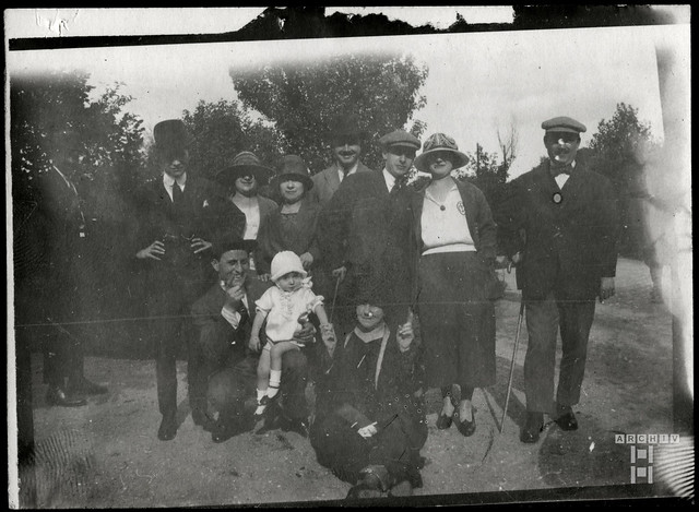 ArchivTappen36(1H)Alb21T408 Familienfoto, Deutschland, 1920er