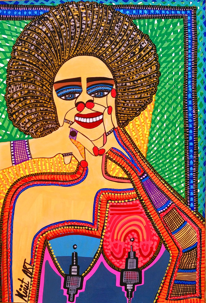 ציורי אקריליק צבעוניות מודרנית מירית בן נון ציירת ישראלית אמנות עכשווית
