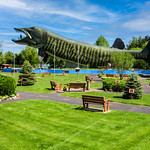 World' Largest Muskie Sculpture -- Hayward (WI) June 2022 