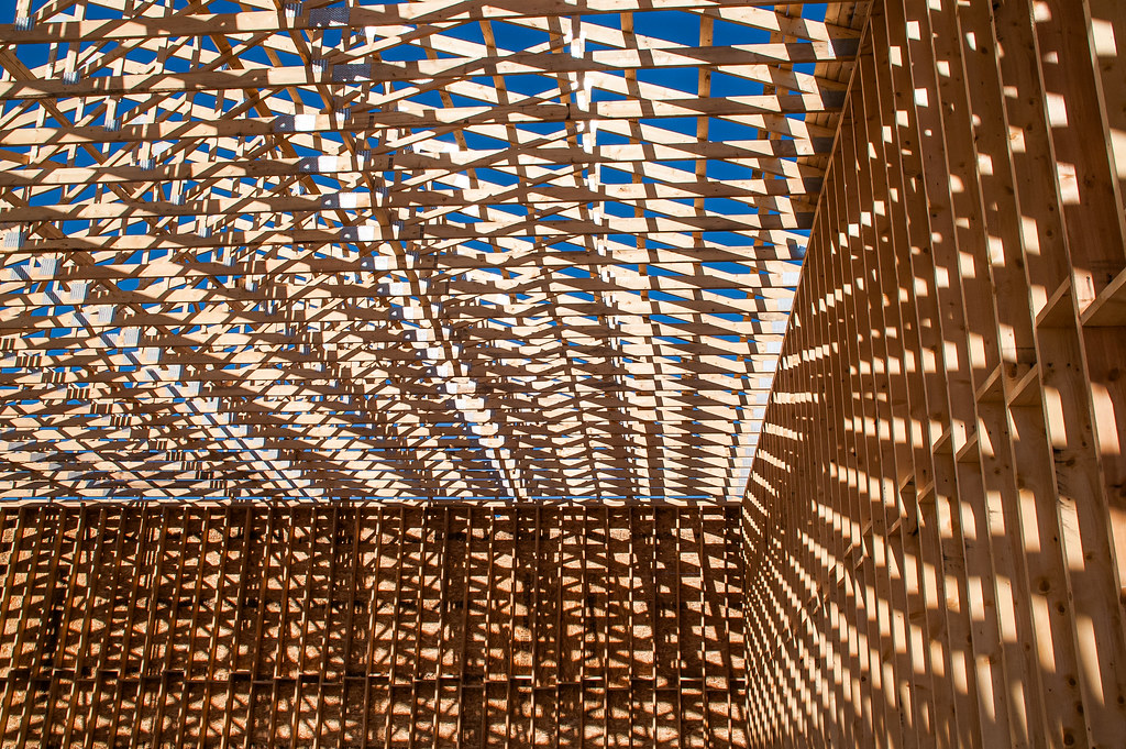 'Construction Abstract #4' | - Shed under construction, Hail… | Flickr