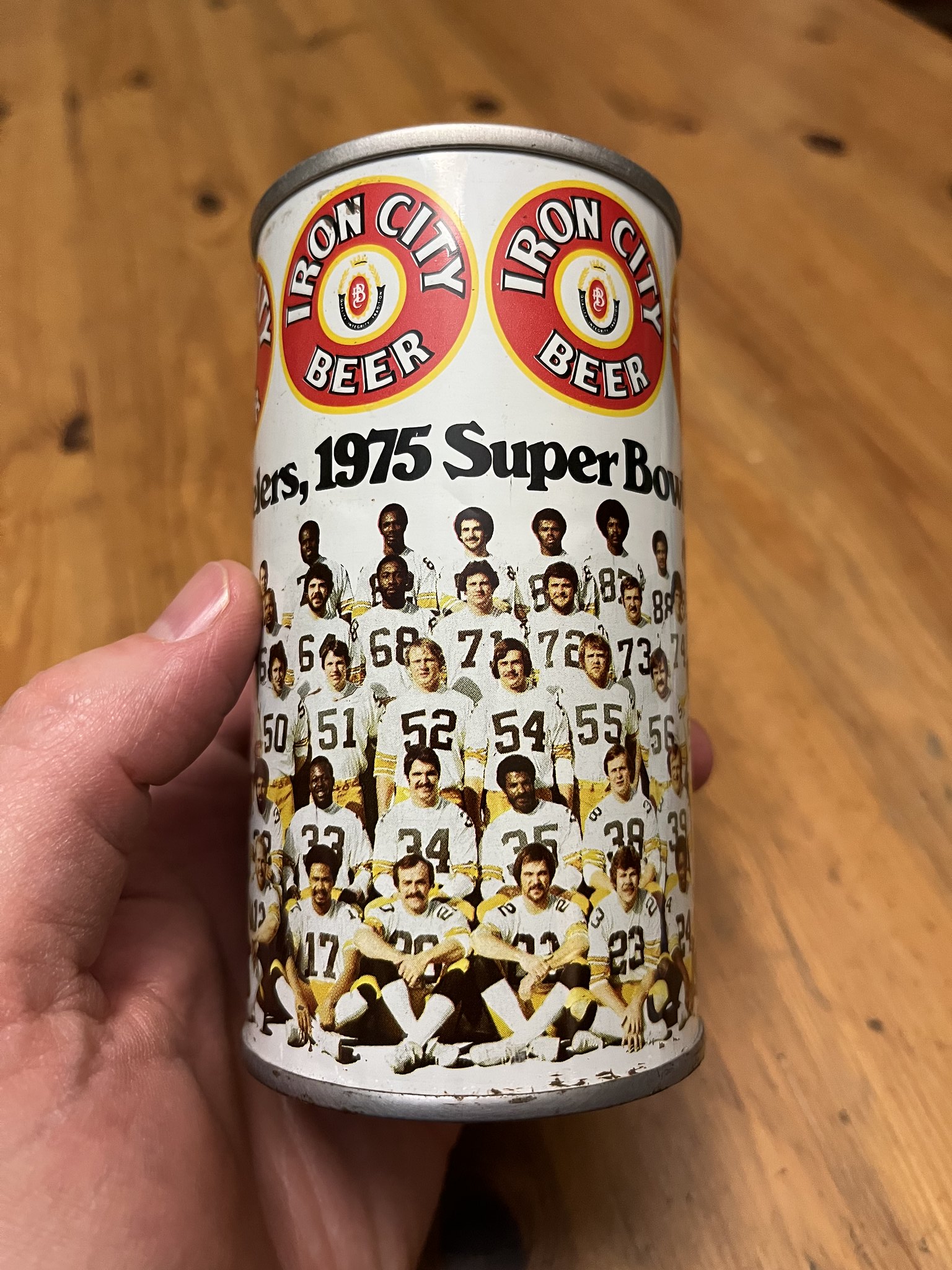 Iron City Beer can