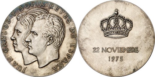 Medallas de proclamación de Alfonso XIII, Juan Carlos I y Felipe VI