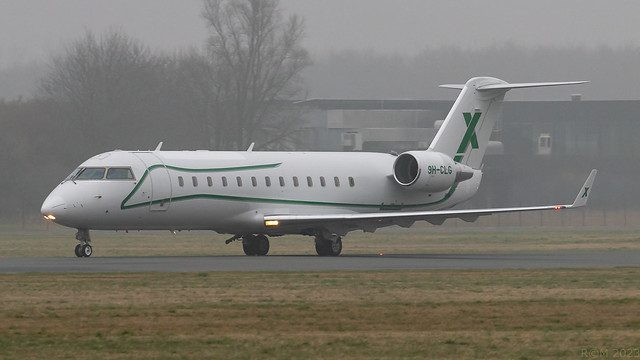 9H-CLG - Bombardier CL-600-2B19 Challenger 850 - EHLE - Air X Charter - 20230125