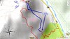 Plan OpenTopo du Chjassu di I Carbunari avec la trace des travaux d'entretien de l'operata du 18/07/2023