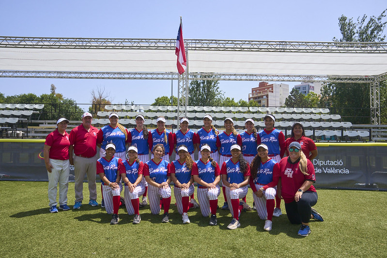 Puerto Rico Team Photo - Official practice WSWC Group B on July 17, 2023