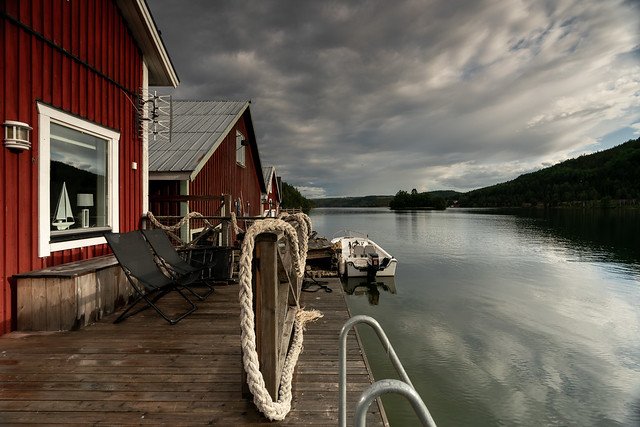 Boathouse in Mjällomsviken.