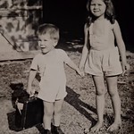 Eleanor and Fred as children 