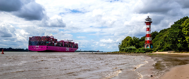 Containerschiff  03MB5554 Pano