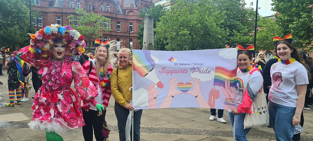 College joins in the the fun at St Helens Pride Celebrations