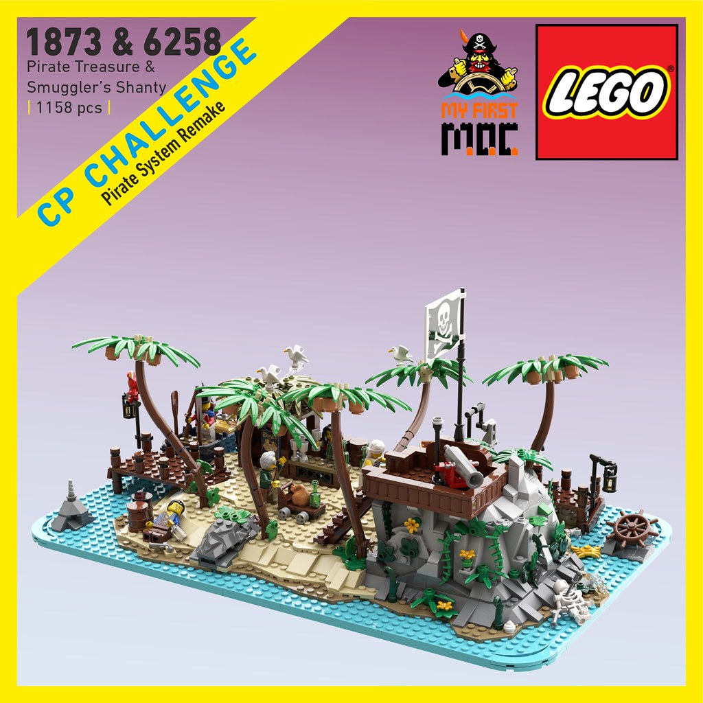 lego 1873-6258 Pirate Treasure - Smuggler's Shanty 1158pcs 02