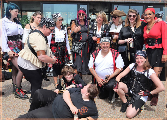 hastings pirate day 2023 - get back on deck you scurvy dogs !
