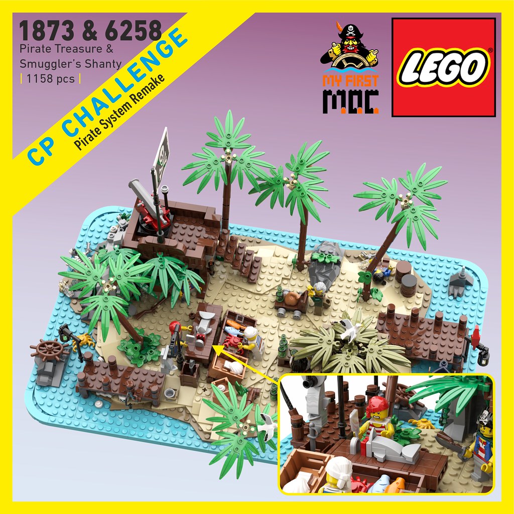 lego 1873-6258 Pirate Treasure - Smuggler's Shanty 1158pcs 11