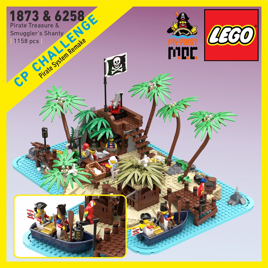 lego 1873-6258 Pirate Treasure - Smuggler's Shanty 1158pcs 04