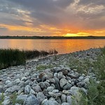 IMG-1145 sunset over Lake Darling, by Jeremy Trombley