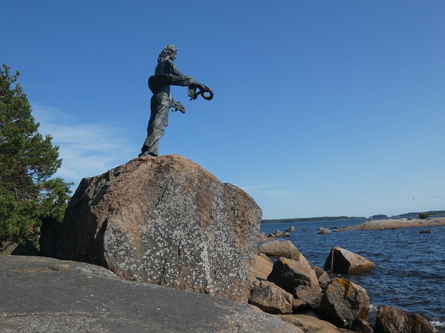 Monument to Russian Victims of the Battle of Svensksund, Kotka, Finland, 13 July 2023
