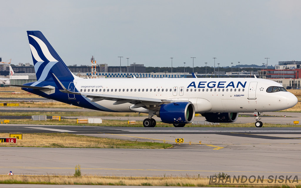 SX-NEE Aegean Airlines Airbus A320-271N@FRA 12Jul23