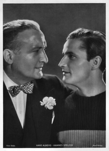 Hans Albers and Hannes Stelzer in Fahrendes Volk (1938)