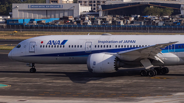 ANA (All Nippon Airlines) Boeing B787-9 Dreamliner JA896A Mumbai (BOM/VABB)