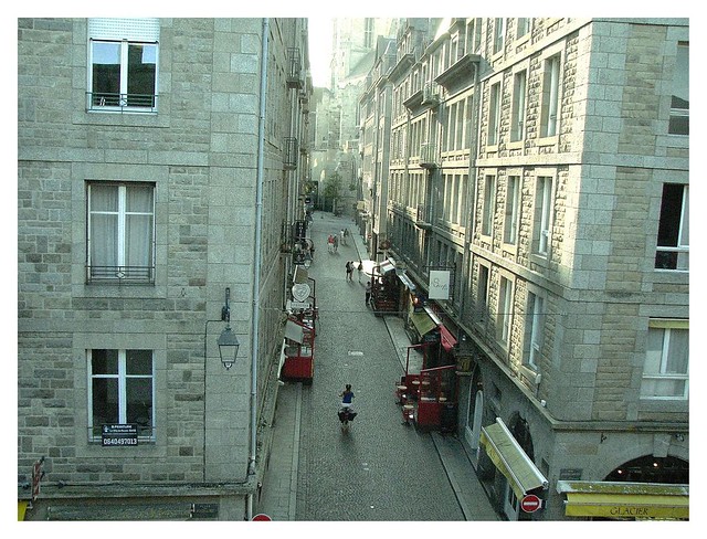 Una calle de Saint-Malo