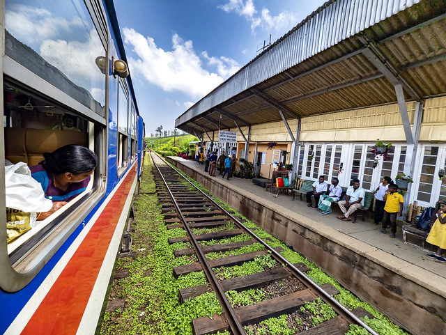 Waiting at the Great Western Railway Station on the NANUOYA HATTON leg of Srilanka Railway TRAIN Part 2