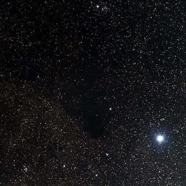 Acrux and Coalsack Nebula