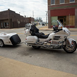 Honda Goldwing with trailer 
