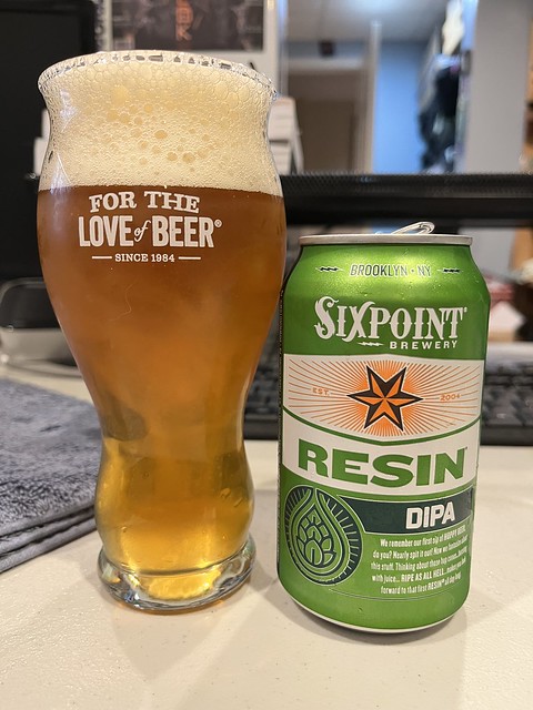 2023 200/365 7/19/2023 WEDNESDAY - Resin DIPA (Double India Pale Ale) - Sixpoint Brewery