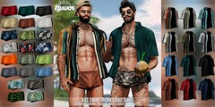 [ ERAUQS ] - Nas Swim Trunks and Shirt at ALPHA