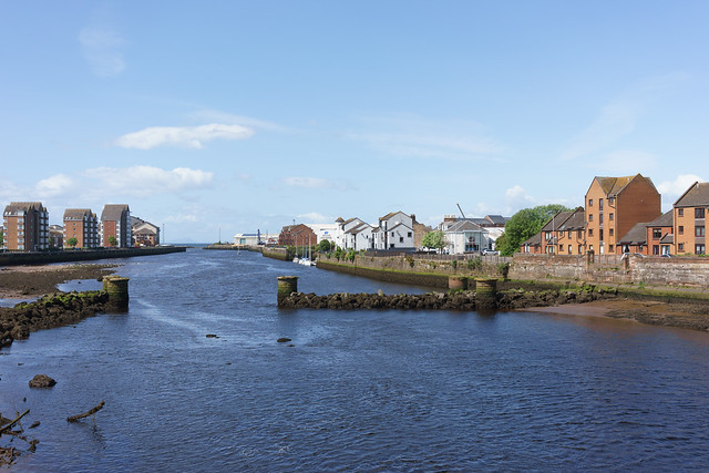 Ayr Harbour and Former Branch Bridge
