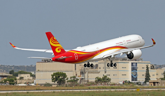 F-WJKM LMML 08-07-2023 Hainan Airlines Airbus A350-941 CN 260