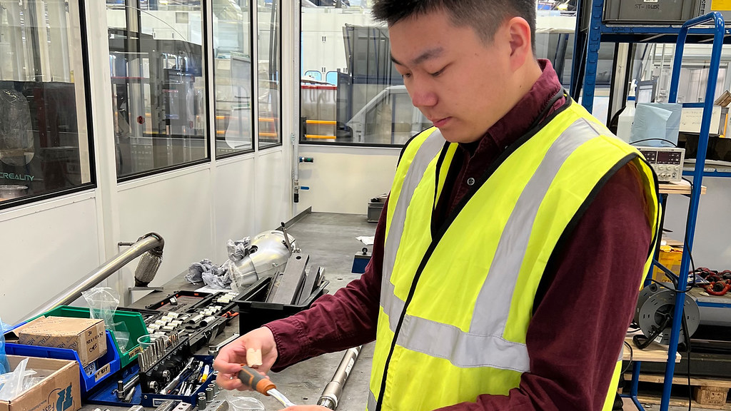 Shaoxuan Cheng working in the Test & Development team at LEVC in Lodon