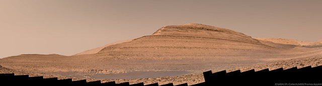 Kukenán hill - Curiosity, sol 3885