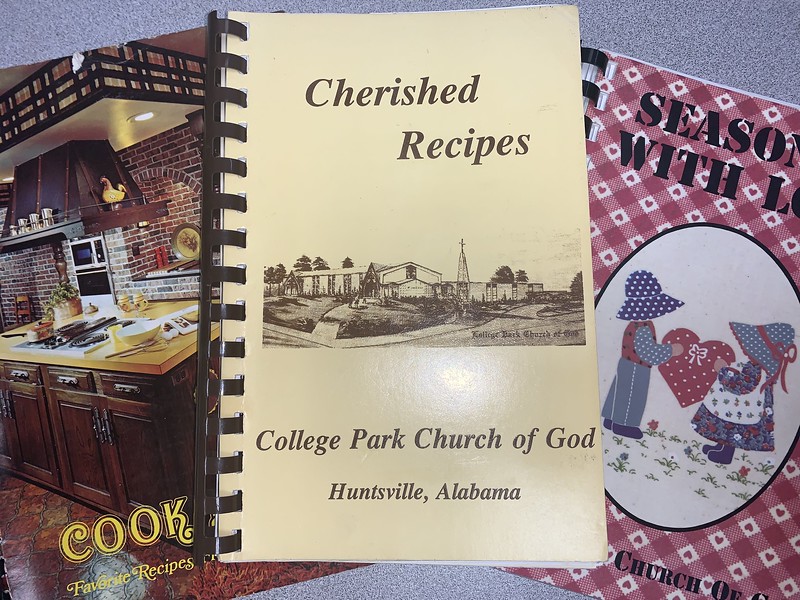 Church cookbooks, digital image