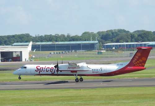 VT-SQI, DHC8-402, Spicejet | by alexkenney18