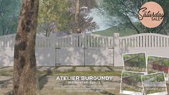 Atelier Burgundy . Melbourne Fence TSS AD