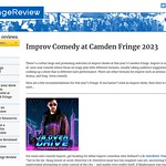 Fringe Review preview Improv Comedy at Camden Fringe 2023