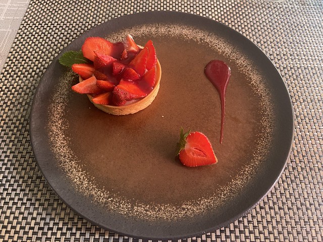 Strawberry tart, Auberge de Vouvry, Vouvry, Switzerland