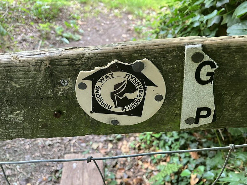 Waymarker for the Beacons Way
