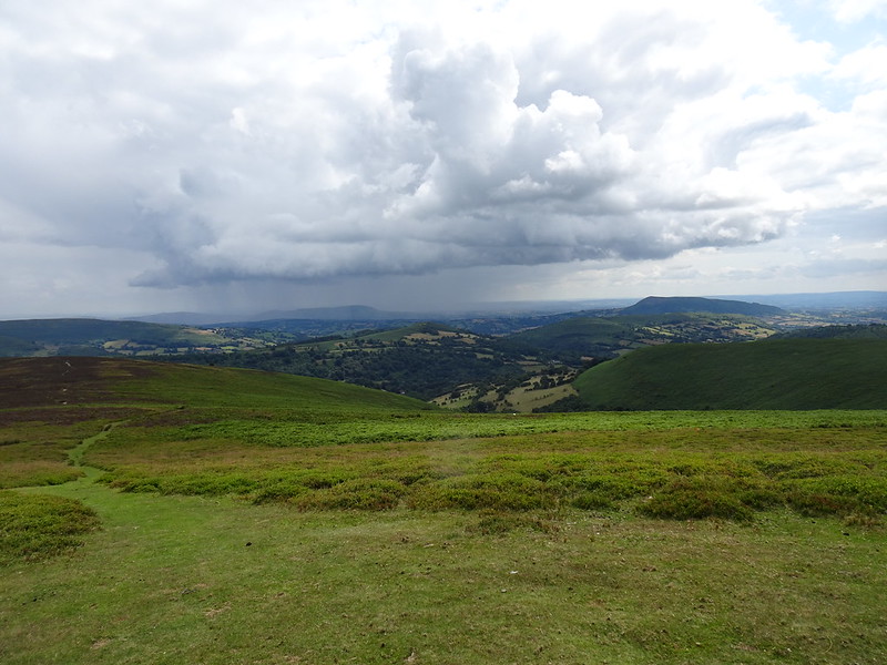 There's rain in them thar hills....