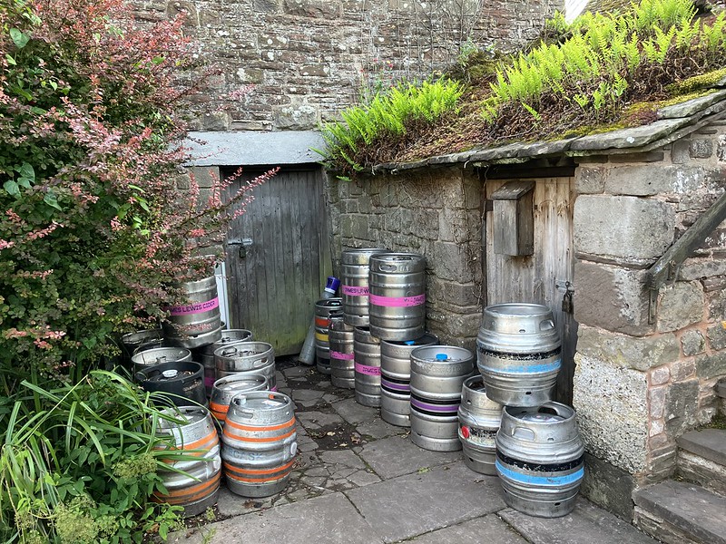 Beer Barrels, The Cellar Bar, Llanthony Priory