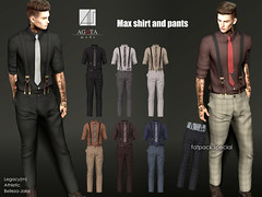 Max shirt and pants @ Alpha