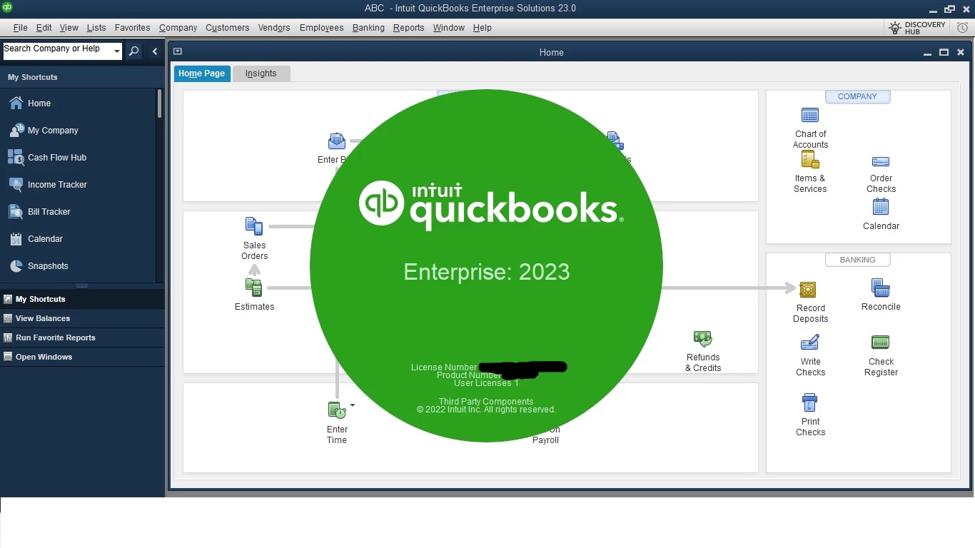 Working with Intuit QuickBooks Enterprise 2023 v23.0 R5 full license