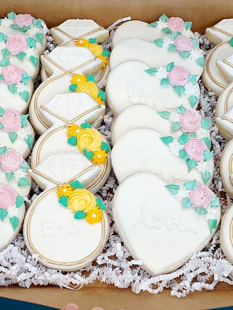 Engagement Sugar Cookies