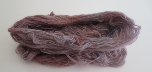 Dried Kool-Aid Wool Yarn