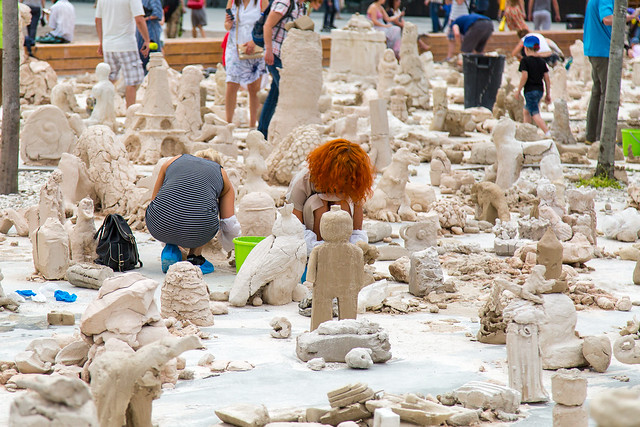 Sculpture Festival. Lego Minifigure