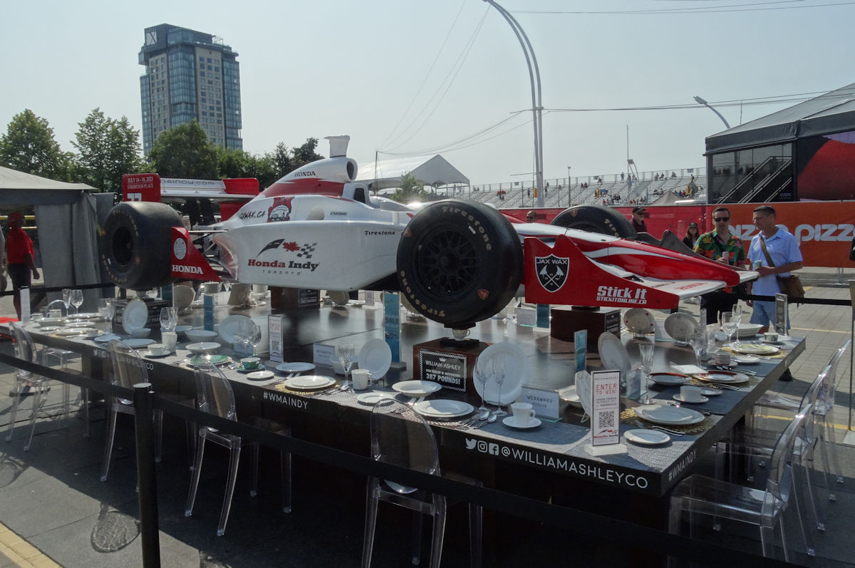 William Ashley Co Display with IndyCar at 2023 Honda Indy Toronto