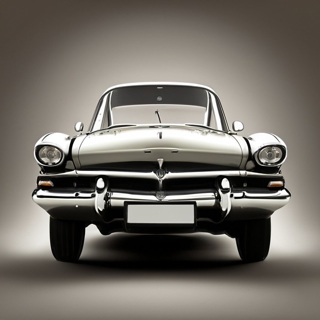 Vintage automobile 2 - by Adobe Express AI